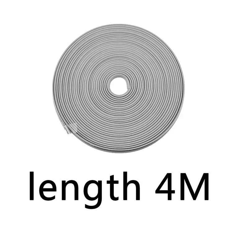 8M Car Wheel Rim Blades Protector Line Tire Guard Decorative Strip Rubber Moulding Trim More Color Car Sticker Styling