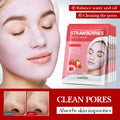 5pcs SADOER Strawberry Face Mask Mud Masks Facial Moisturizing Blackhead Removal Clay Skin Care Products
