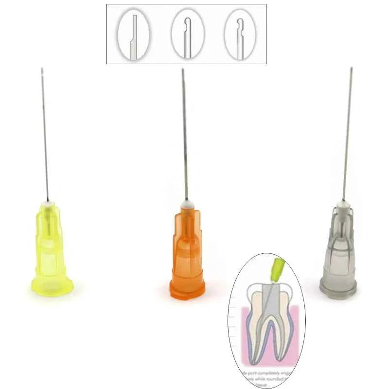 100Pcs Endo Irrigation Needles - Precision 25G/27G/30G Tips for Root Canal Mastery