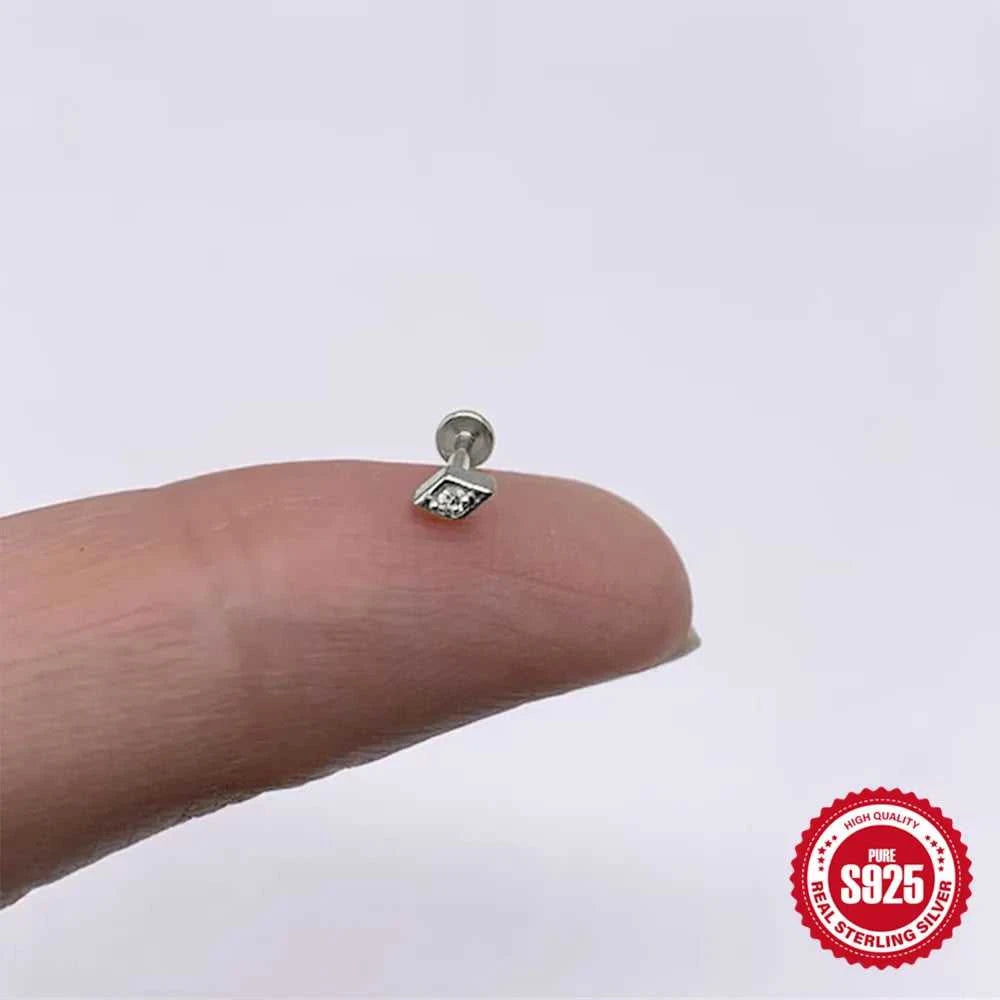 AIDE 925 Sterling Silver 1Pc Mini Shiny Heart/WaterDrop For Women Cartilage Piercing Earring INS Classic Pendant Tassel Gifts The jack market .AU The jack market .AU Jewellery & Chains $ 54 200000226:200006154#26;200001034:361180#1 piece