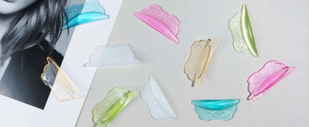 Libeauty U Curl Silicone Eyelash Perm Rods - 4 Pairs with Free Glue for Stunning 3D Lash Lifts