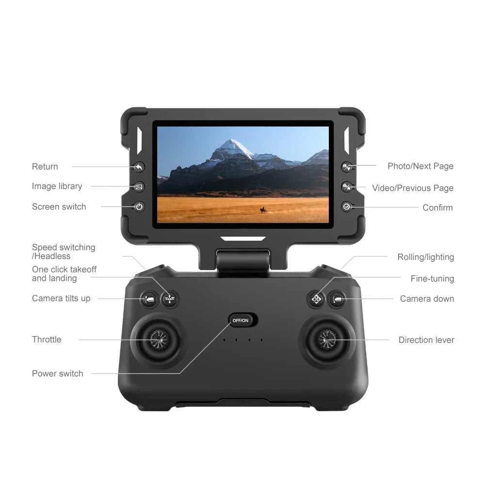 NEW Drone for Beginner with HD Camera 1080P One-Click Take Off/Landing Altitude Hold Headless Mode 360°Flip RC toy airplane The jack market .AU The jack market .AU Drones $ 128 14:193#M8 MAX 8K VR-1B