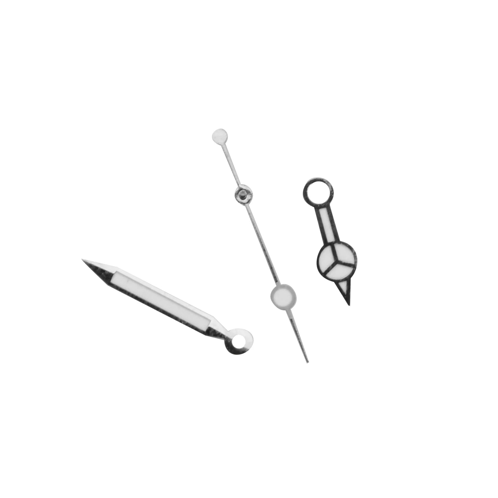 For ETA 2824 Movement Silver Plated Watch Hands Needles Kit For ETA 2824 Watch Movement Accessories Replacement Repair Part Tool