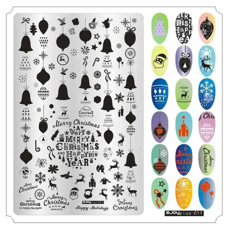 Maple Leaf Nail Stamping Plates - Stunning Autumn & Winter Leaf Designs for Unique Manicures