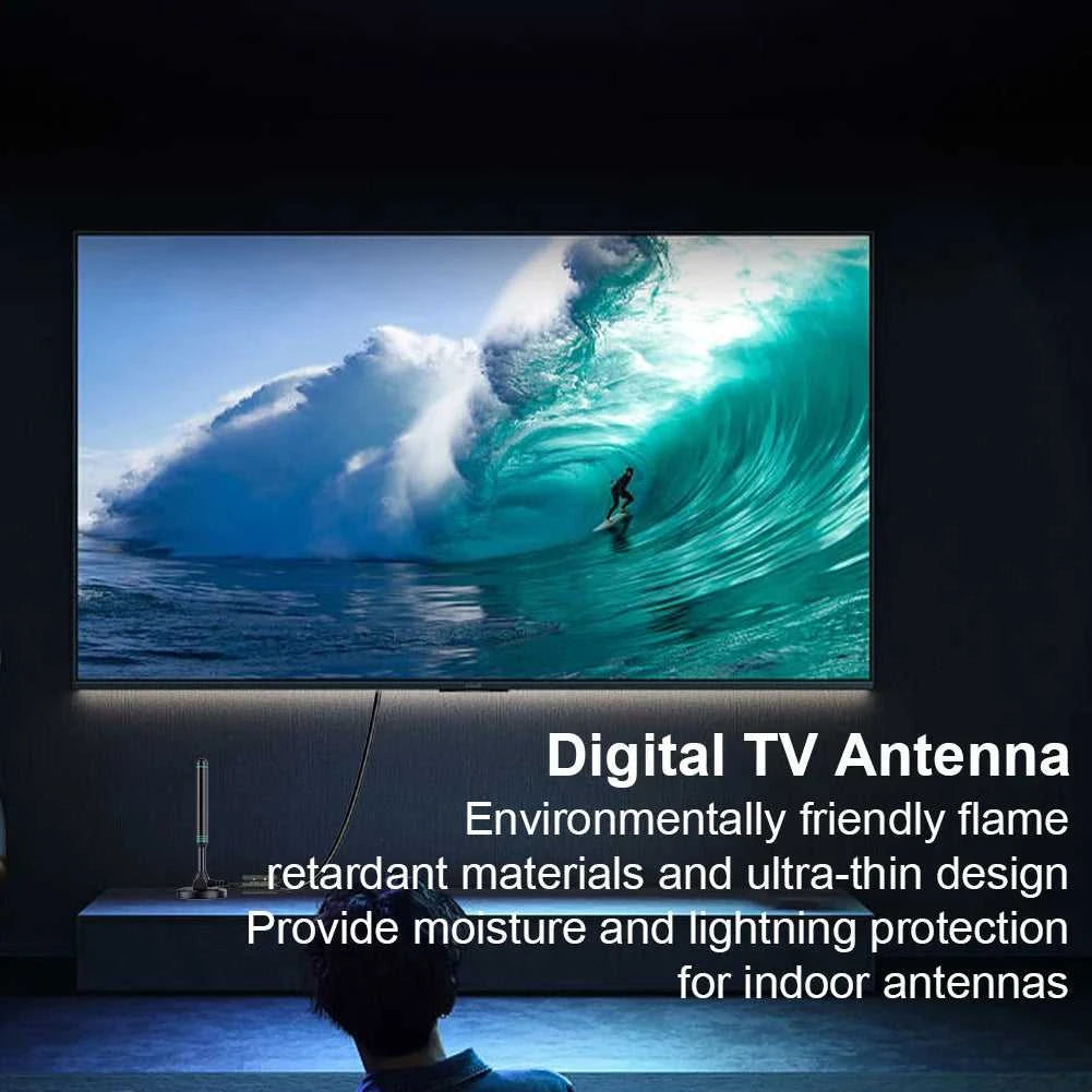 4K/1080P HD Digital TV Antenna with Signal Amplifier 480+ Miles Indoor Outdoor Antenna Magnetic Base VHF UHF Digital HD Aerial The jack market .AU The jack market .AU Accessories Electronics $ 2119 14:203432010#Built in signal ;200007763:201336099