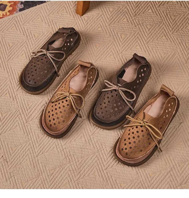Careaymade-Summer top layer cowhide sandals,clown cute big toe shoes,hollow hole shoes,pure Handmade breathable casual shoes 34 The jack market .AU The jack market .AU Step Up Your Style: Trendy Shoes for Every Occasion! $ 112 14:29#Beige Elastic band;200000124:200000334