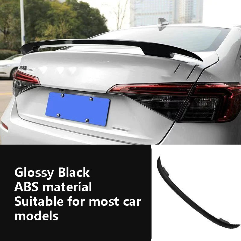 Universal Car modified butterfly shaped tail wing car bumper no perforated spoiler GT Apply to all Car parts factory direct sale