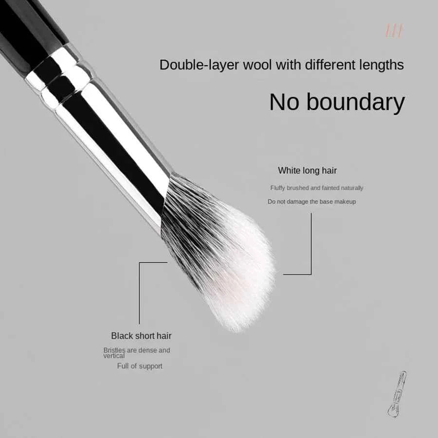 Goat Hair Blusher Brush Mimics Fingertip Aplication Stippling Powder Blusher Makeup Brushes Goat Hair Blush Make Up Tools