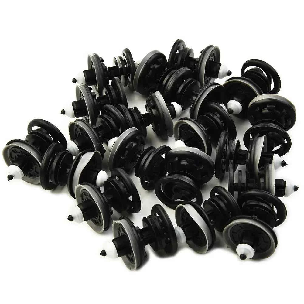 20x Car Interior Door Panel Push Card Clip 7L6868243 For Caddy Touran Tiguan Golf 4 5 6 7 Passat CC Polo Beetle Jetta T5