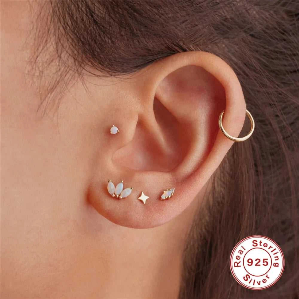 AIDE 925 Sterling Silver 1Pc Mini Shiny Heart/WaterDrop For Women Cartilage Piercing Earring INS Classic Pendant Tassel Gifts The jack market .AU The jack market .AU Jewellery & Chains $ 54 200000226:200006154#26;200001034:361180#1 piece