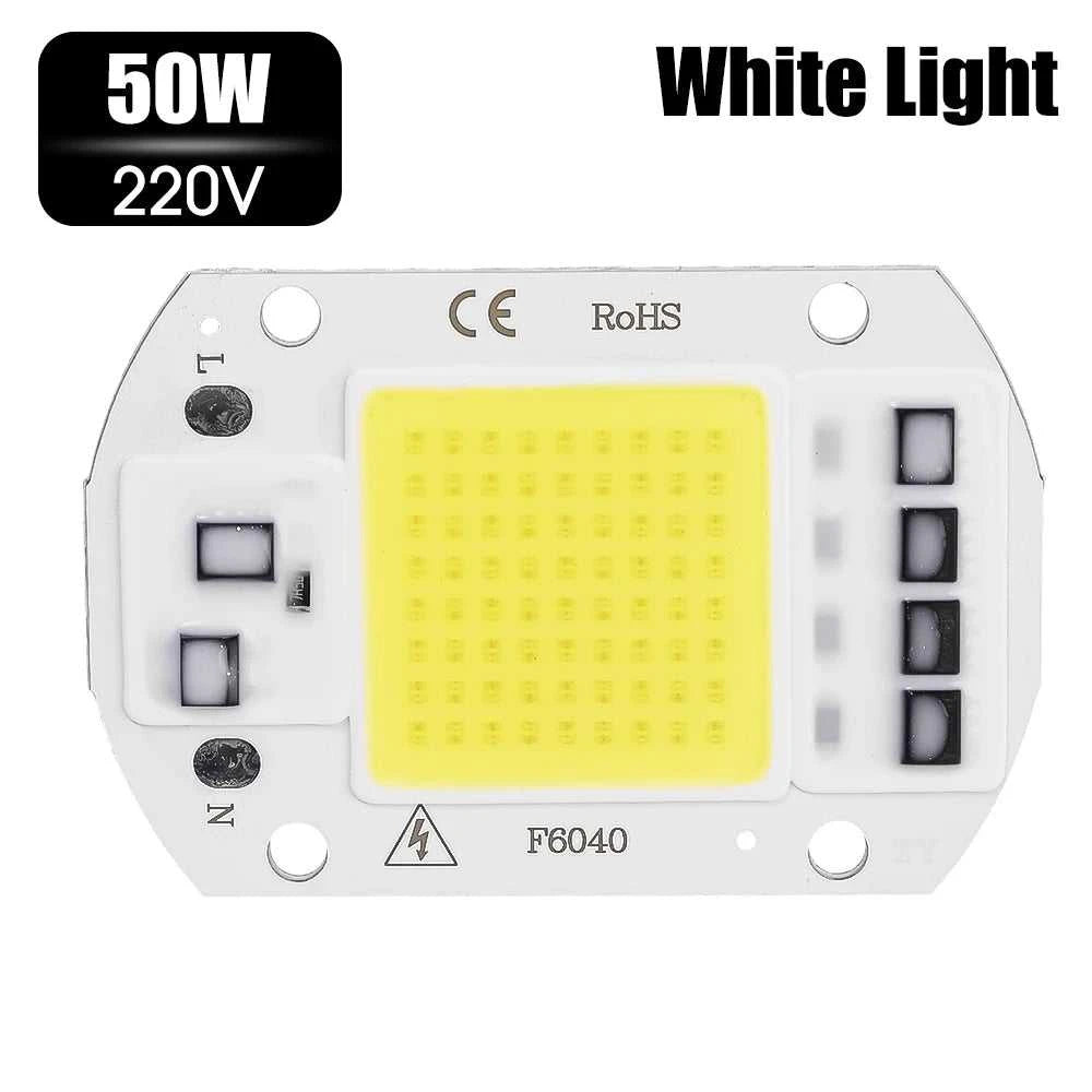 COB Chip LED Lamp 110V 220V 20W 30W 50W Smart IC No Need Driver Lampada LED Bulb Lamp for Flood Light Spotlight DIY Lighting The jack market .AU The jack market .AU Home $ 49 136:200002572#20W 220V warm