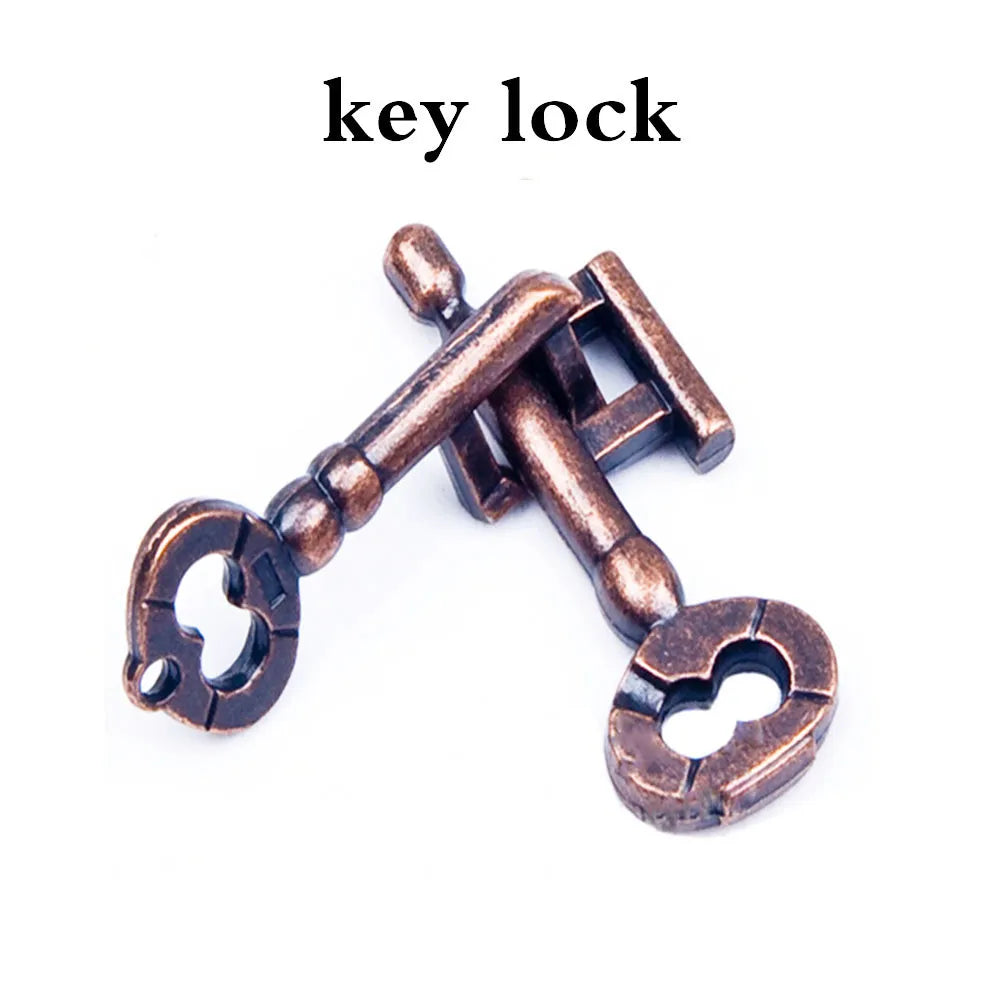 Classic IQ Metal Brain teaser Magic Puzzles Toys Locks Baffling Wire Diecast Kirsite Game Intelligence For Adults Game Test Mind