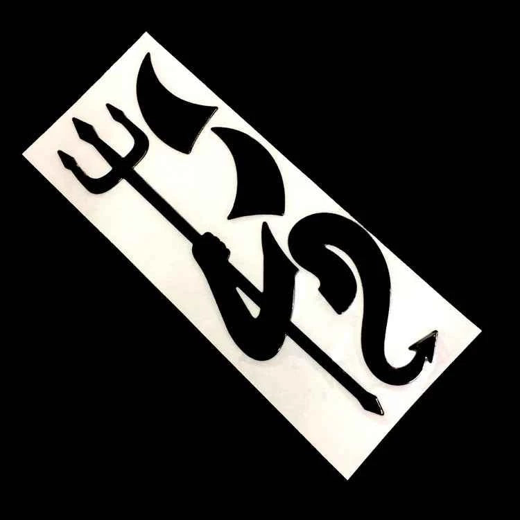 PVC 3D Devil Style Demon Sticker Cool Devil 3D Car Sticker Auto Styling  Logo PVC Decals Decoration Car Styling DIY Accessories