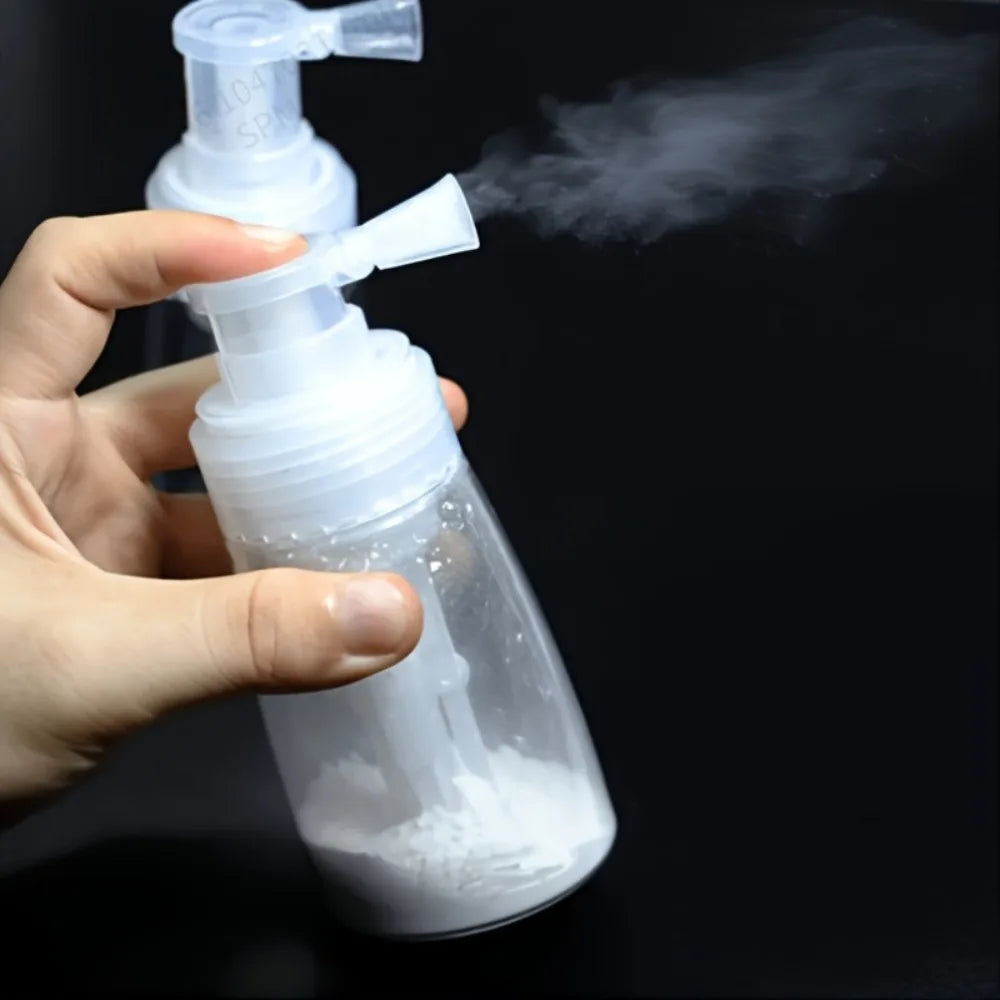 140ml Powder Atomizer Bottle Barber Talcum Emulsion Spray Travel Container Lotion Dispenser Rotate Bottle Salon Accessories