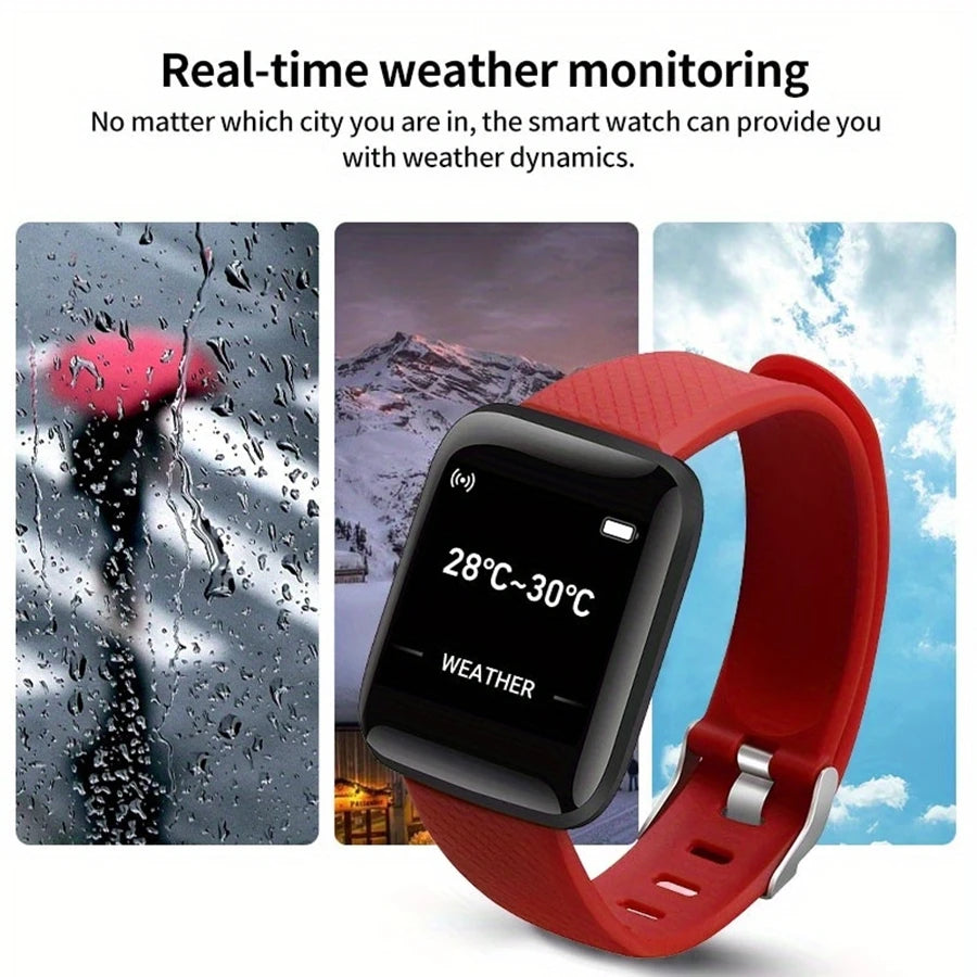Smartwatch Men Women Wristwatches Smart Watch Message Fitness Monitor Bracelet Birthday Gift Electronic Clock For Android IOS - Jack market 1988Jack Market 1988
