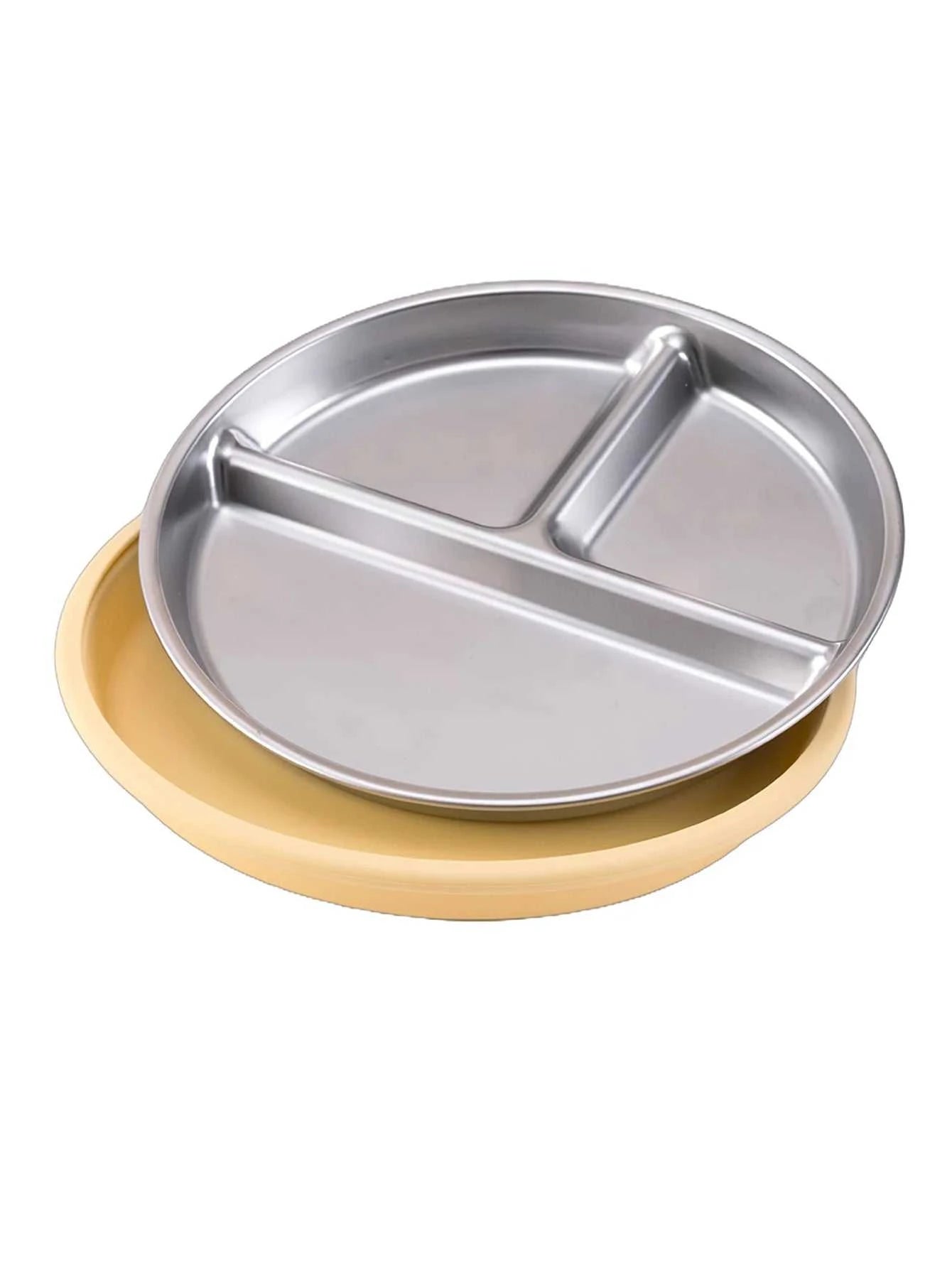 Color Kids 1PCS Stainless Steel Plate Detachable Suction Dishes Baby Feeding Sucker Bowl Food Grade Silicone Food Tray Tableware The jack market .AU The jack market .AU Mum & Kids: Essential Products for Every Family $ 29 14:496#55-sage