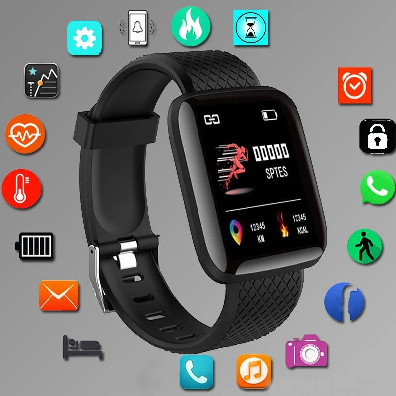 Smartwatch Men Women Wristwatches Smart Watch Message Fitness Monitor Bracelet Birthday Gift Electronic Clock For Android IOS - Jack market 1988Jack Market 1988