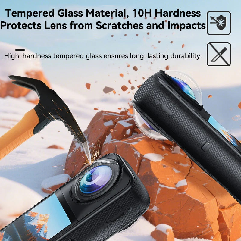 Lens Guards for Insta360 X5 Rotating Anti-Scratch High Quality Lens Protector Cap for Insta 360 X5 Protective Guard Accessories