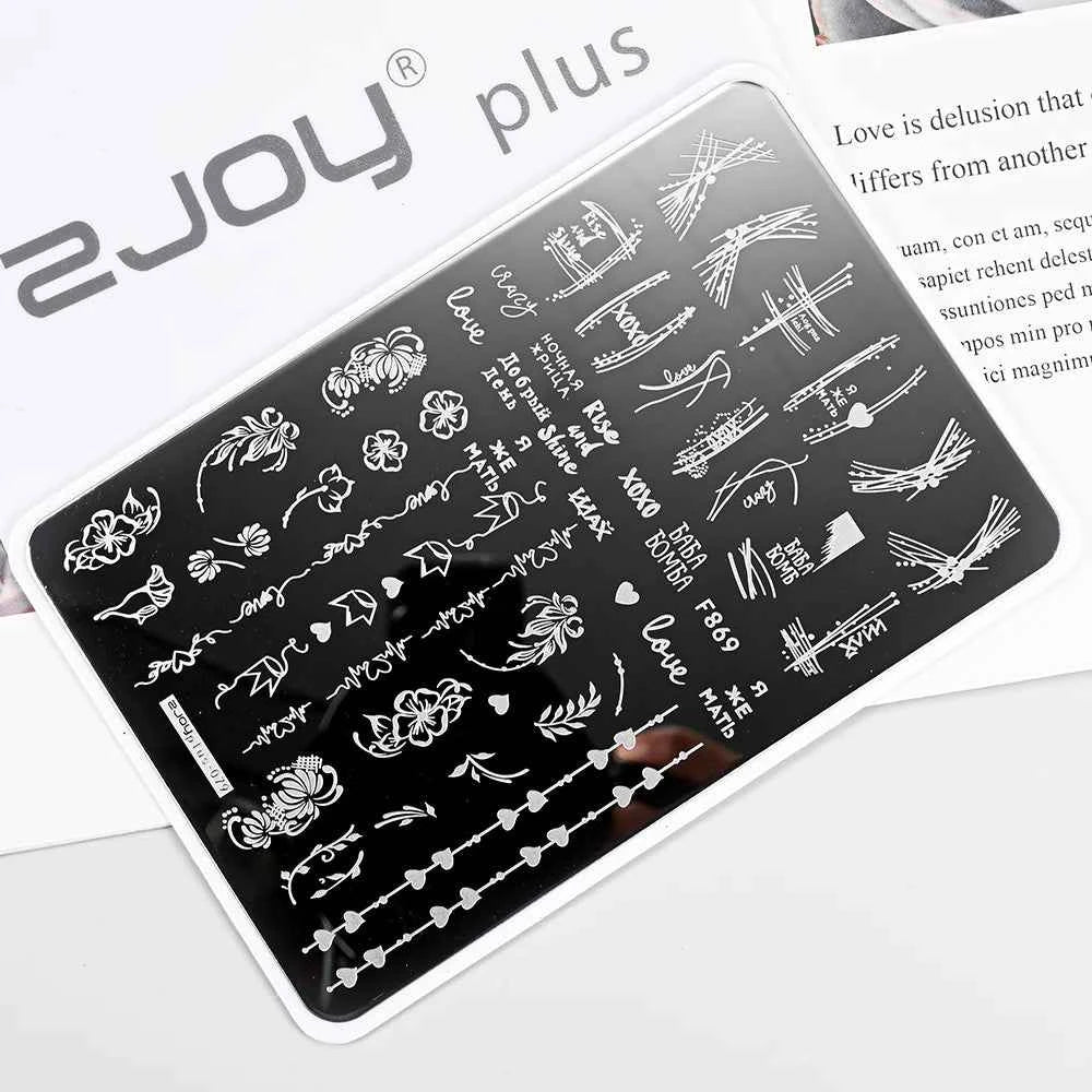 Maple Leaf Nail Stamping Plates - Stunning Autumn & Winter Leaf Designs for Unique Manicures