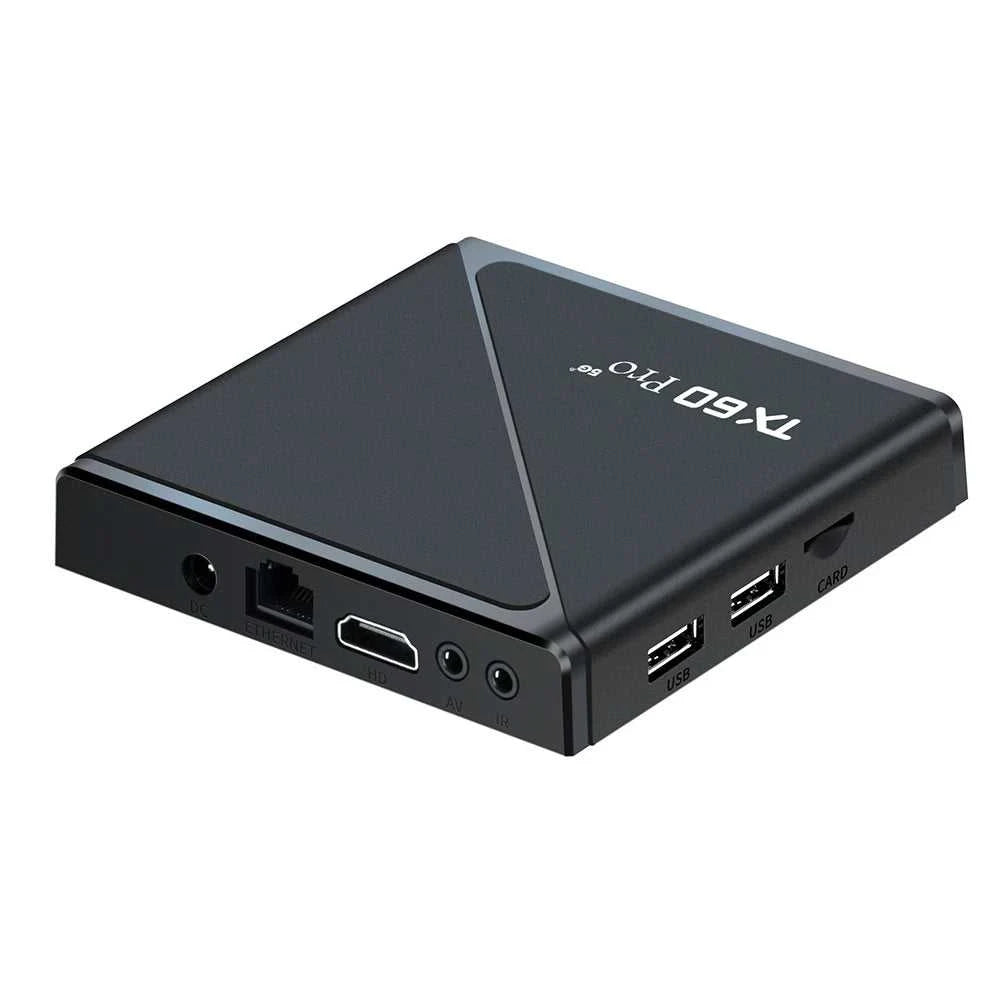 2025 Smart TV Box TX60 PRO Android 10 TV Box 14K 2.4G 5G Dual WiFi 6 Set-top Box Video Media Player 16G 256G Home Set Top Box The jack market .AU The jack market .AU Accessories Electronics $ 88 14:350853#AU
