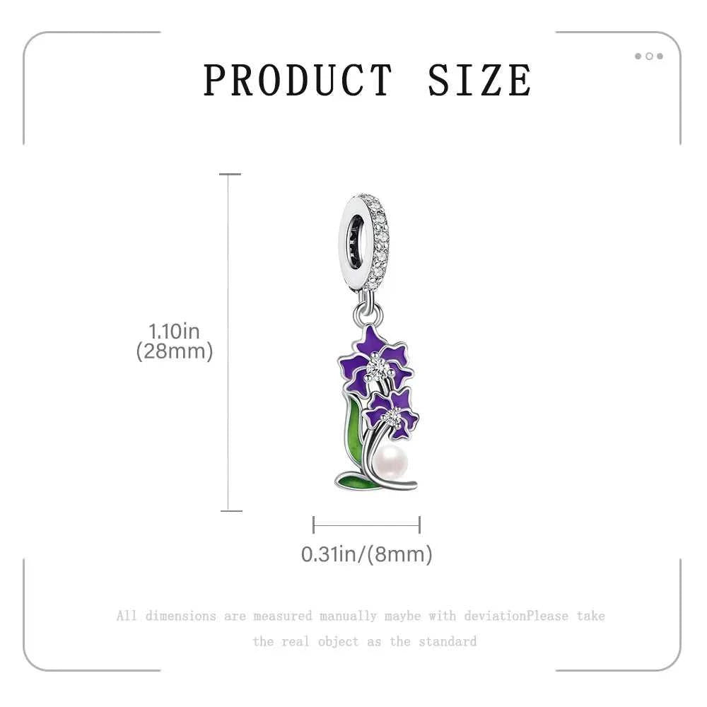 2025 Hot New Original Flower Pendant 925 Sterling Silver Rose charm Fit bracelet diy For Women Elegant bead Daily Wear Fine gift The jack market .AU The jack market .AU Jewellery & Chains $ 50 200000226:200013901#NBB0022-18