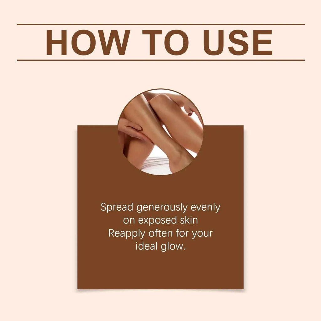 OCEAURA Coconut Dark Tanning Oil Long Lasting Bronzer Outdoor Summer Beach Brown Long Lasting Sunless Fake Tan Body Lotion 100m