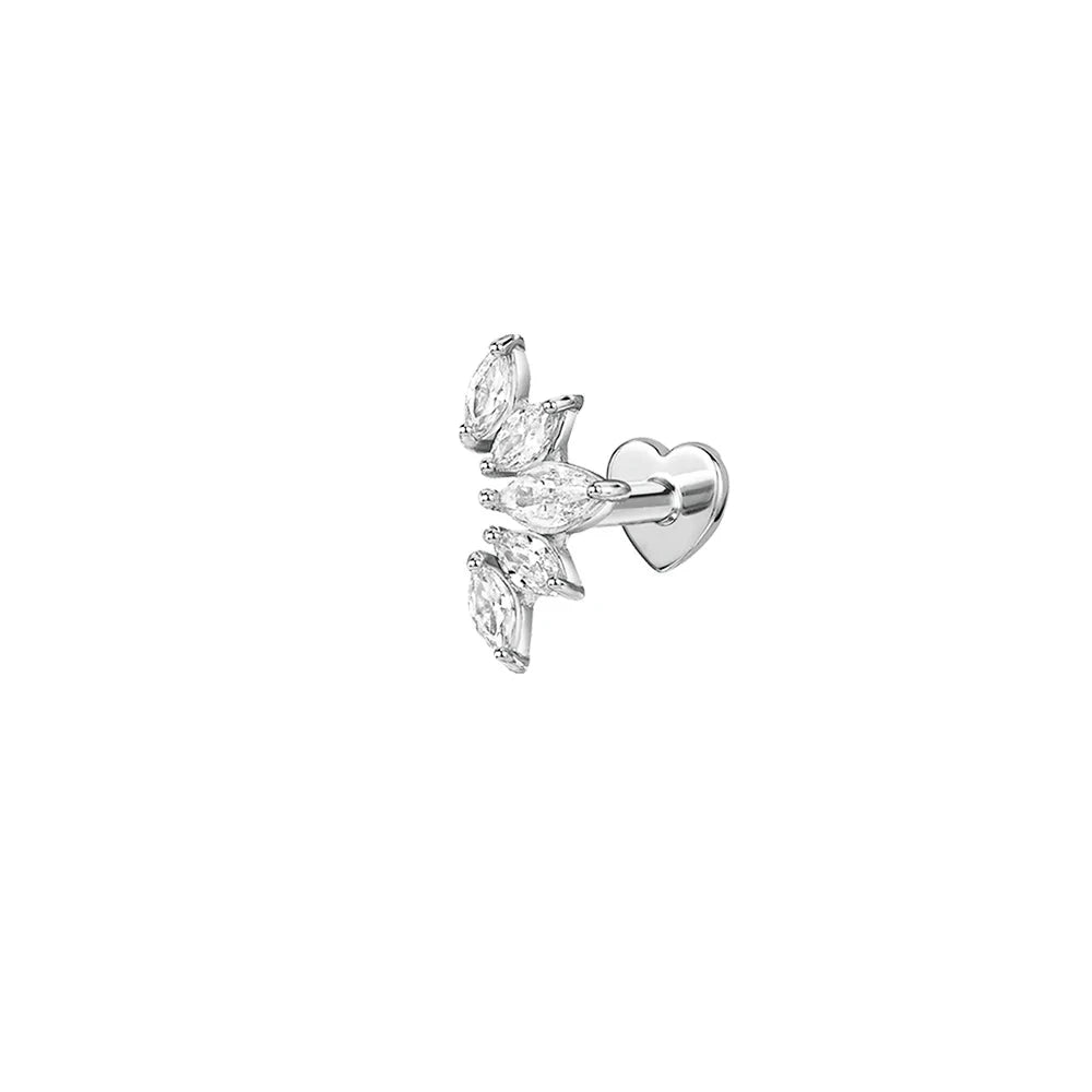 AIDE 925 Sterling Silver 1Pc Mini Shiny Heart/WaterDrop For Women Cartilage Piercing Earring INS Classic Pendant Tassel Gifts The jack market .AU The jack market .AU Jewellery & Chains $ 54 200000226:200006154#26;200001034:361180#1 piece