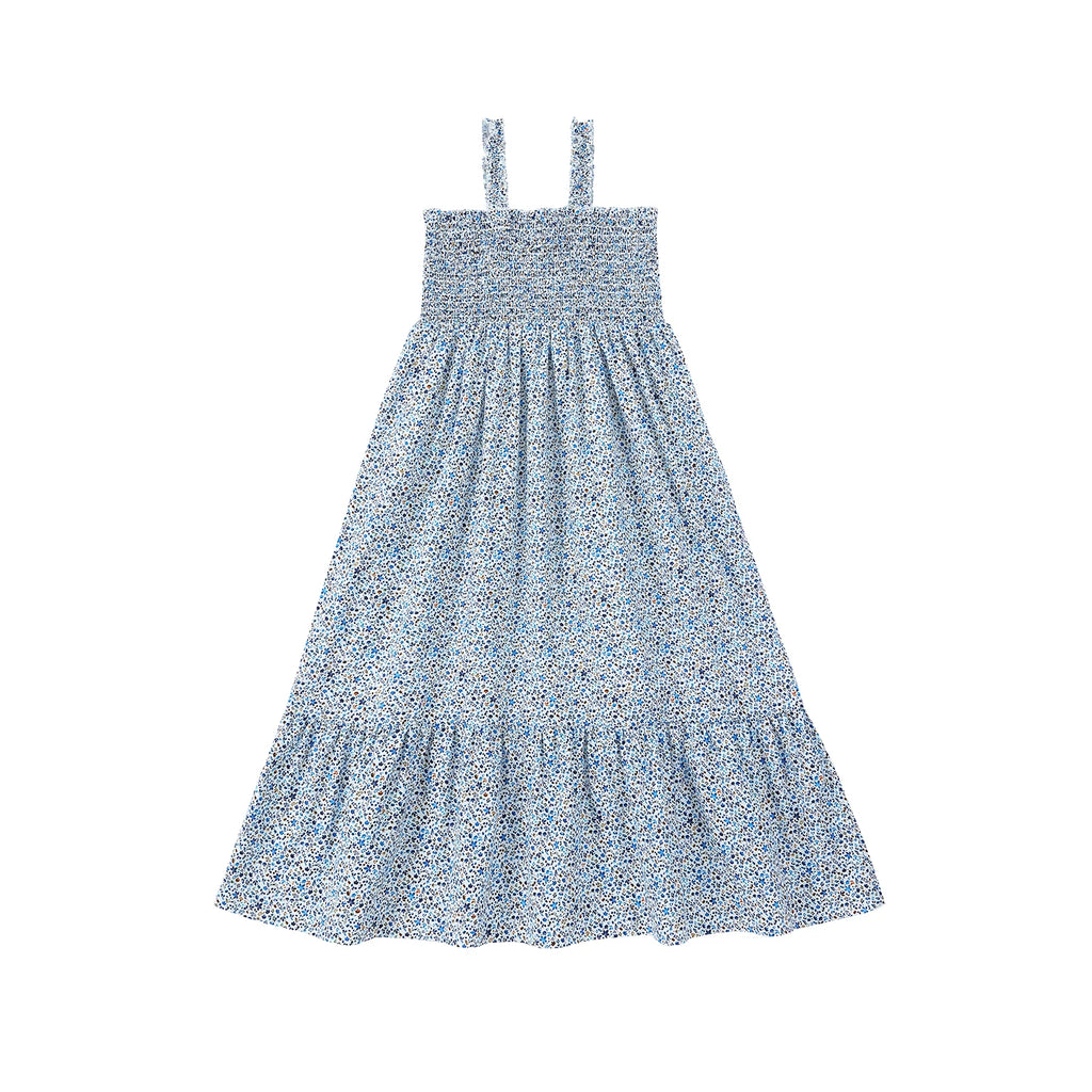 AS Robe Girls' Floral Collar Dress - Cute Matching Baby Set for Sisters