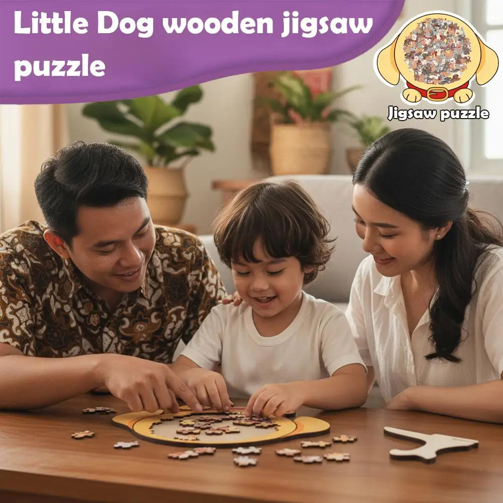 Unique Wooden Cat Jigsaw Puzzle for Adults, Challenging Animal Puzzle with Cute Cat Shapes, Perfect Gift for Cat Lovers Home