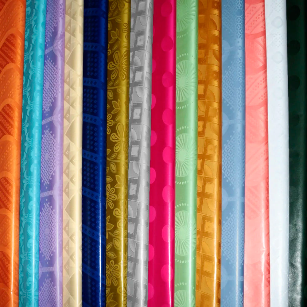 Feitex Original Bazin Riche Austria Quality Fabric Germany Cotton Jacquard Shadda Soft Guinea Brocade for Lace Dress