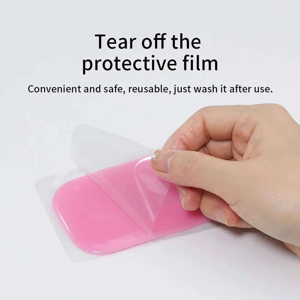 GLAMLASH Silicone Lash Pad – Transparent Forehead Organizer for Effortless Eyelash Extensions