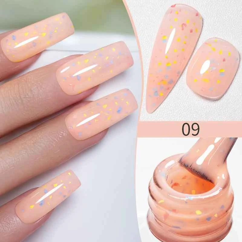 BrandName Chrome Mirror Effect Gel Polish - 5ml Golden Silvery Metallic Liner for Stunning French Nail Art