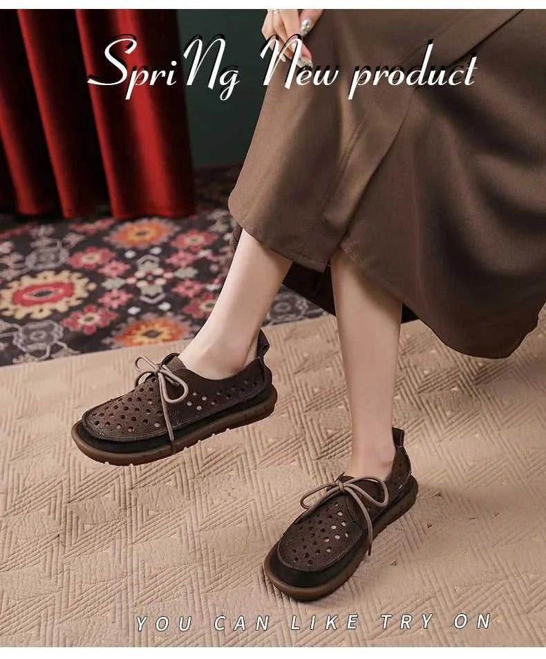 Careaymade-Summer top layer cowhide sandals,clown cute big toe shoes,hollow hole shoes,pure Handmade breathable casual shoes 34 The jack market .AU The jack market .AU Step Up Your Style: Trendy Shoes for Every Occasion! $ 112 14:29#Beige Elastic band;200000124:200000334