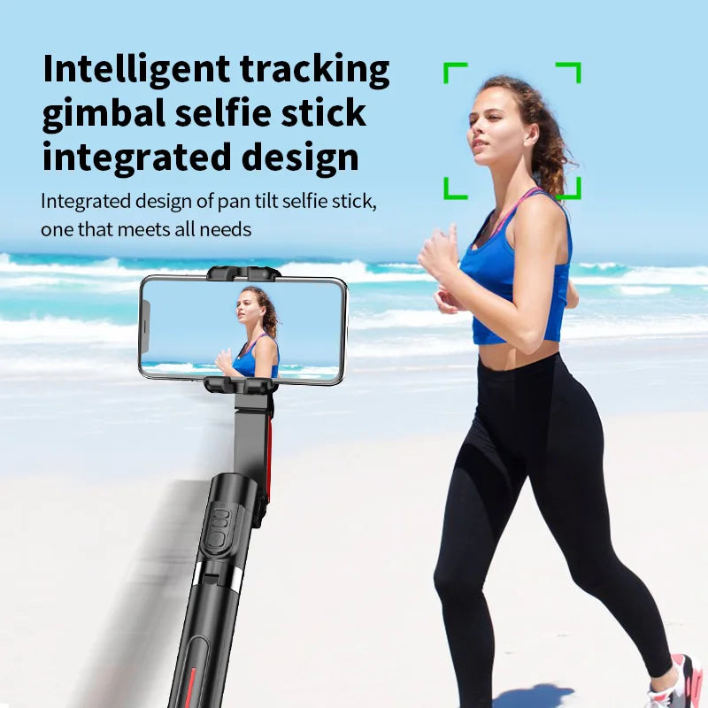 COOL DIER C10 AI face tracking Gimbal For Phone Stabilizer, 360 Auto Rotation Desktop Follow Gimbal with Remote for Smartphone