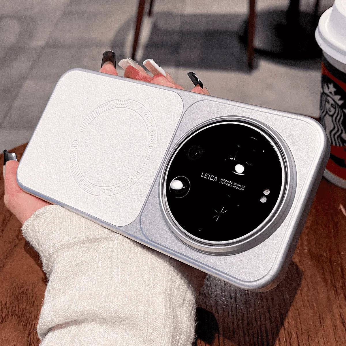 Case For Xiaomi 17 Ultra Luxury Invisible Magnetic Lychee Anti-Fingerprint Texture Leather Cover For MI 17 Ultra Bumper Funda
