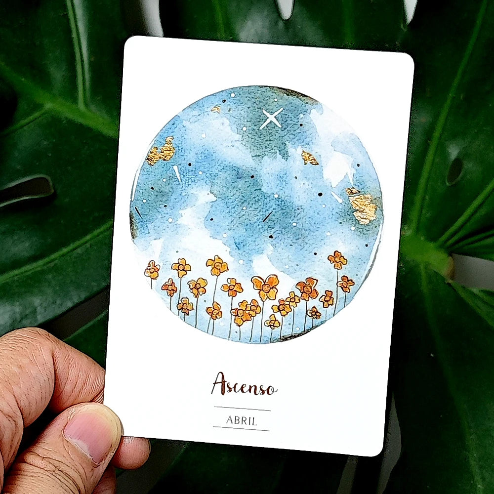 Life Mission Oracle Deck 42 Pcs Beautiful Oracle Cards In Spanish Language - 10.5*7.5cm