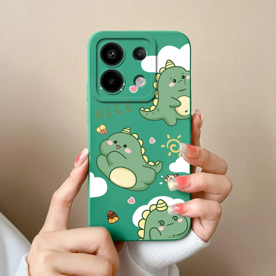 Xiaomi Poco X6 Pro Anime Silicone Case - Full Protection & Shockproof Design for Ultimate Style & Durability
