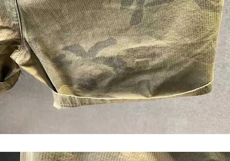 Camouflage Men's orts Pure Cotton Elastic Youthful Summer Ultra-orts Tee-Quarter Length Spor Straight Leg Anti-Bacterial The jack market .AU The jack market .AU Men Fashion $ 39 14:-1;232989633:-1