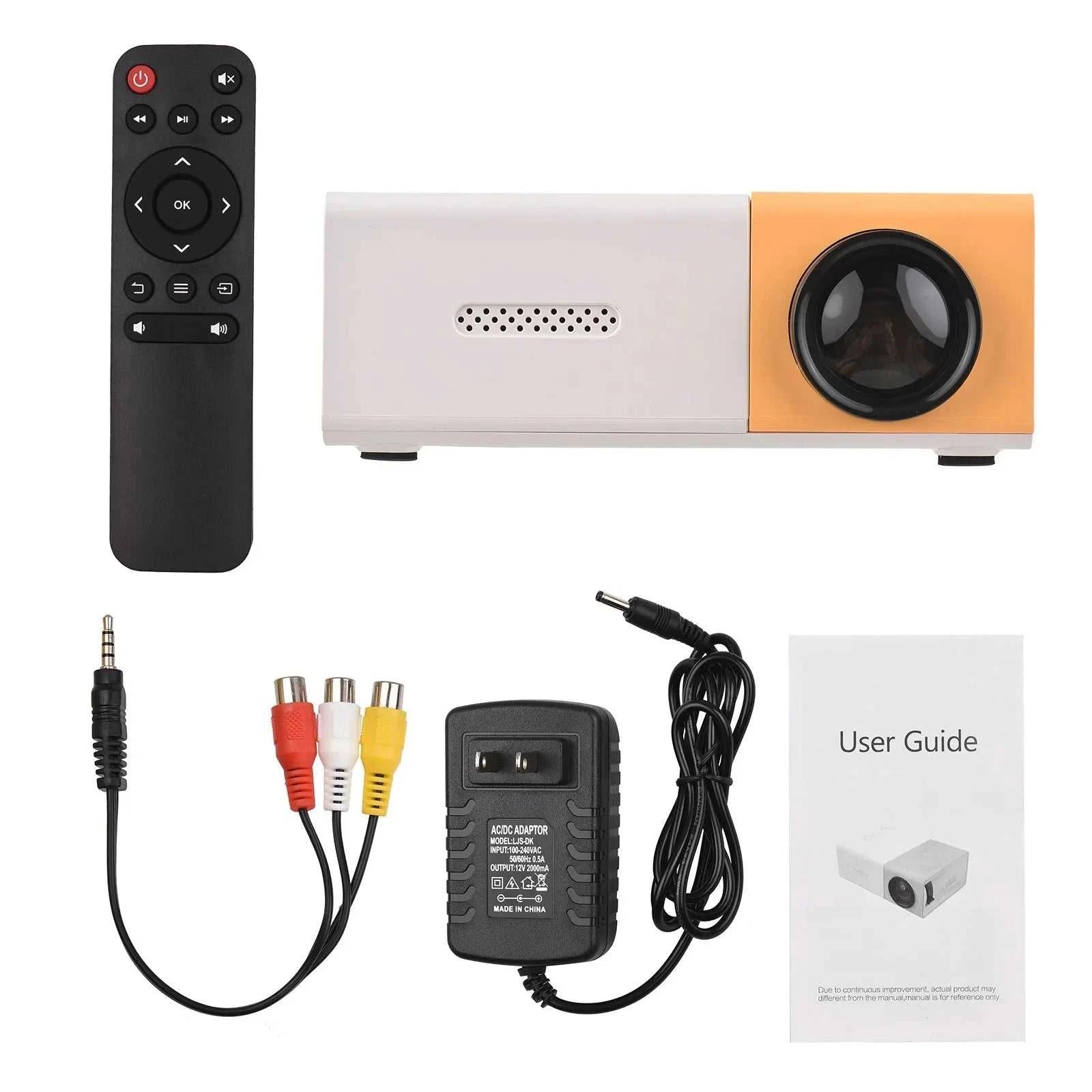 Mini Portable YG300 LED Outdoor Mini HD 1080P Mobile Projector Children's Projector Ultra-clear Mini Portable Projector The jack market .AU The jack market .AU Accessories Electronics $ 80 14:201441170#Yellow US YG300