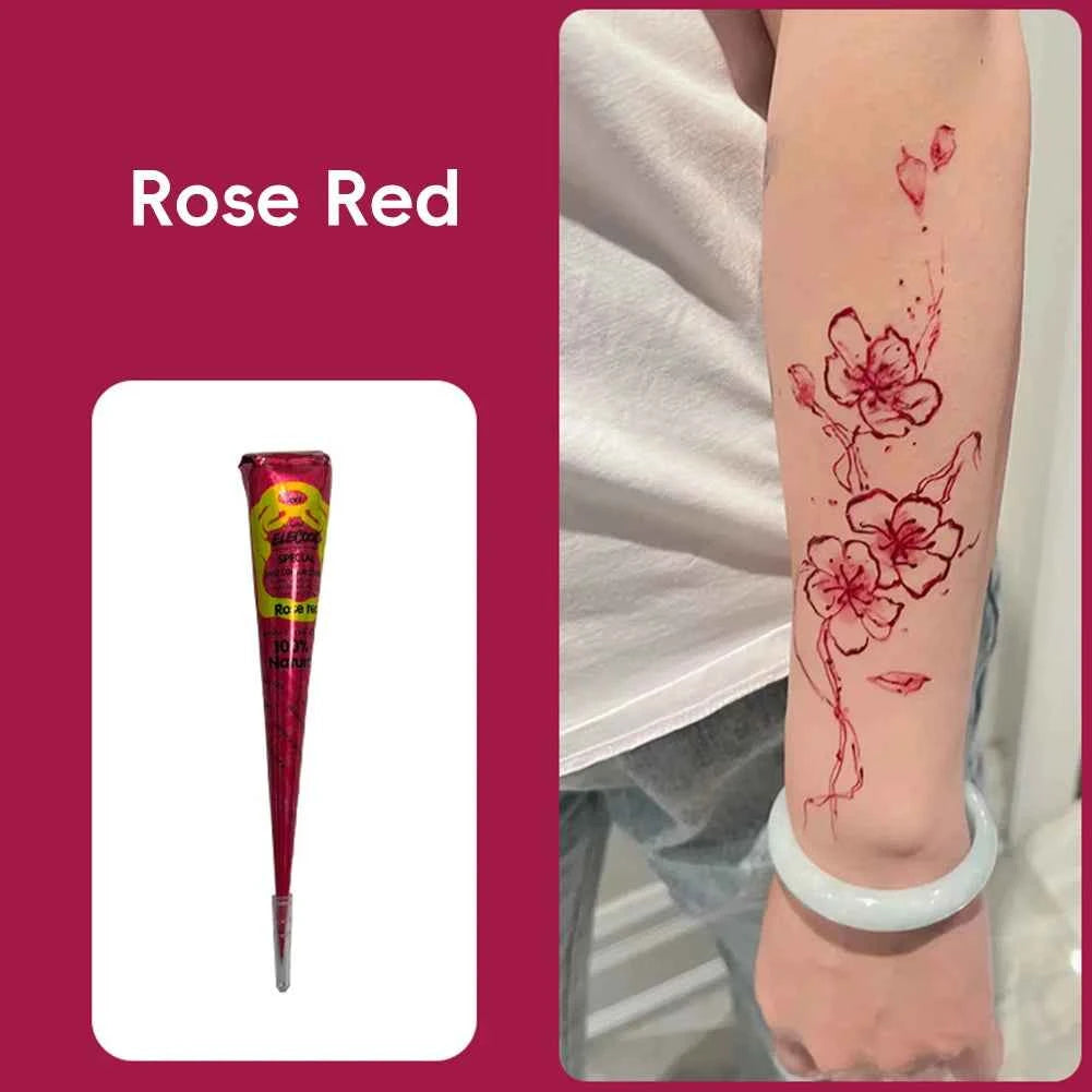 Henna Magic Henna Cones - Vibrant Indian Body Art Paste for Stunning Temporary Tattoos
