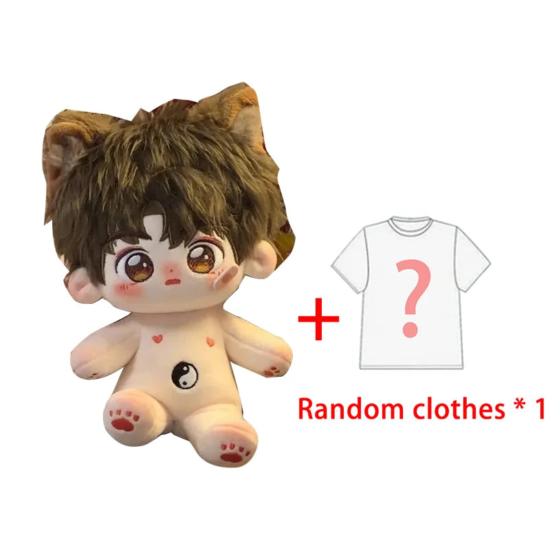 20cm Handsome Cotton Doll Game Identity V Anime Stuffed Toys for Kids Teens Adults Dress-up Puppet Gift Collecibles Gift Dolls