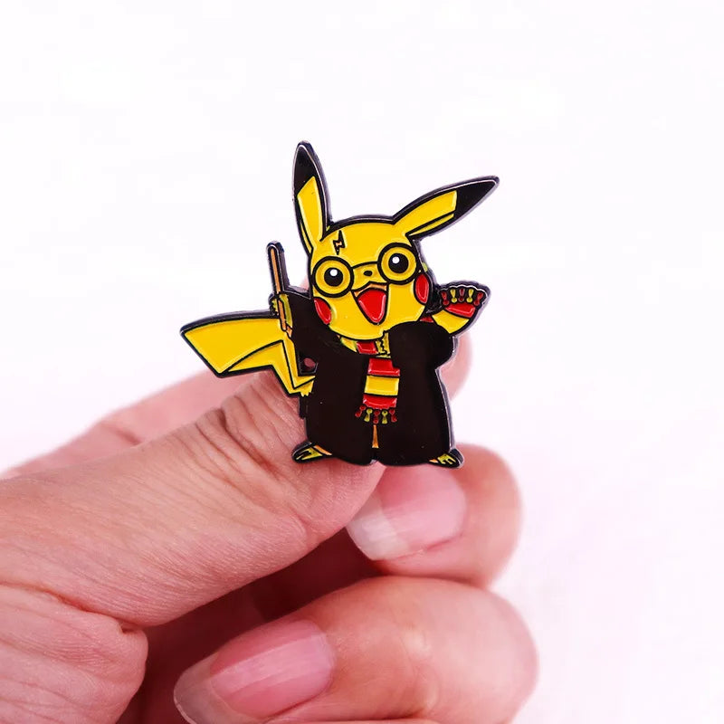 Pokemon Pikachu Series Enamel Pins Cute Brooch For Women Lapel Pins Badge on Backpack Costume Accessories Fashion Jewelry Gifts
