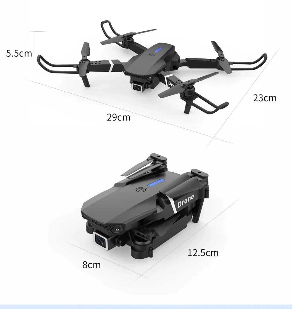 Lenovo New Drone E88 Pro RC 20000M Quadcopter Drone FPV WiFi Foldable With Mod Altitude Resistance 8K Camera Wide-angle Shootin The jack market .AU The jack market .AU Drones $ 78 14:29#B-no-Cam