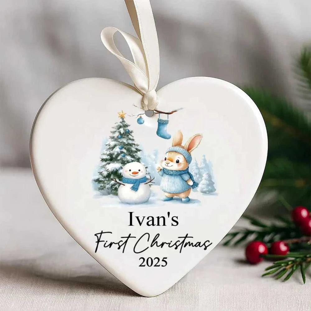 Personalized Baby's First Christmas Bauble Cute Rabbit 1st Christmas Ornament First Xmas Decoration Custom Newborn Gifts The jack market .AU The jack market .AU Mum & Kids: Essential Products for Every Family $ 22 10:47#Ceramic ;14:202997806#jk4223.4