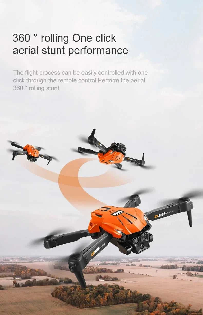 2026 New D88 Drone 8K HD Dual Cam Professional Aerial Photography Optical Flow Hovering Gesture Shoot Folding Quadcopter VR The jack market .AU The jack market .AU Drones $ 92 14:29#Black Dual 8K-1B