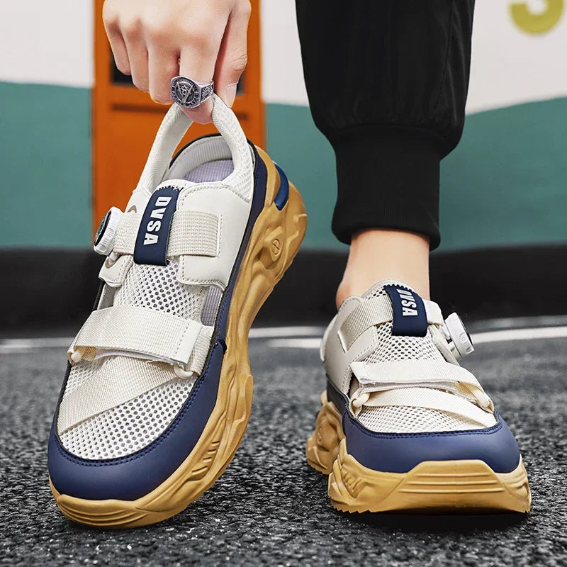 2024 New Summer Breathable Trendy Fashion Casual Anti Slip Soft Sole Sports Leisure Outdoor Beach Sandals for Men