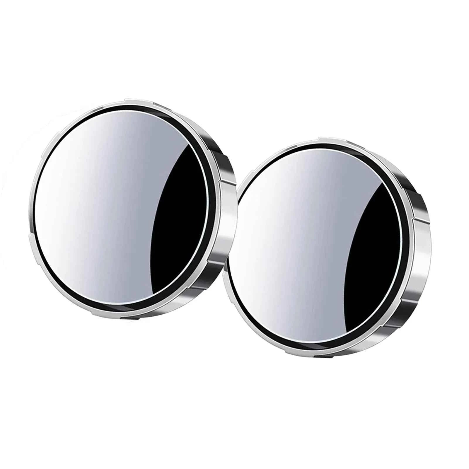 Car Blind Spot Mirror 360 Degree Adjustable Round Convex Rear View Mirror with Suction Cup Wide Angle Clear HD Anti Glare