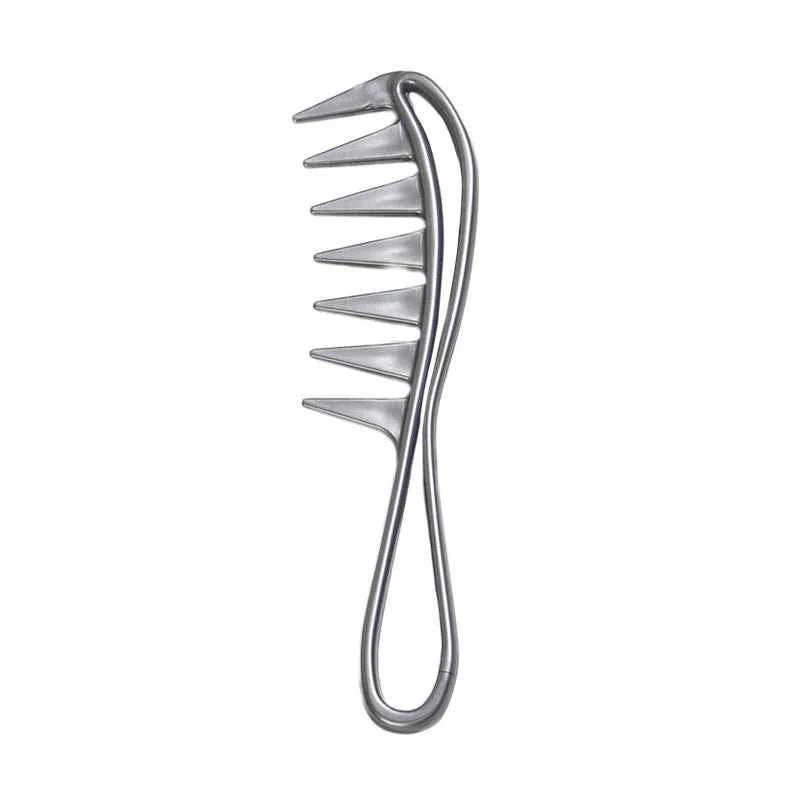 CombPro Antistatic Wide-Tooth Curl Comb - Effortless Detangling & Retro Style for All Hair Types