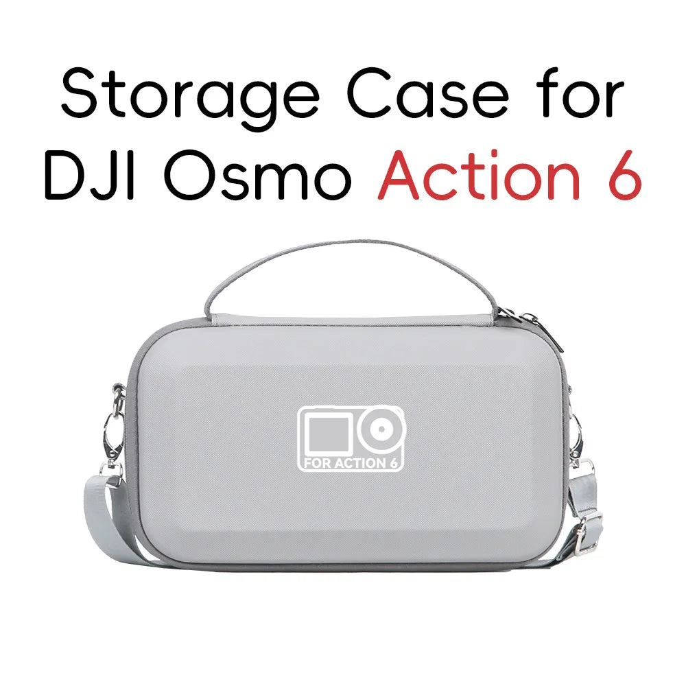 For DJI Osmo Action 6 Storage Bag Camera Shoulder Protection Bag Portable Travel Handbag Box For DJI Action 6 Accessories