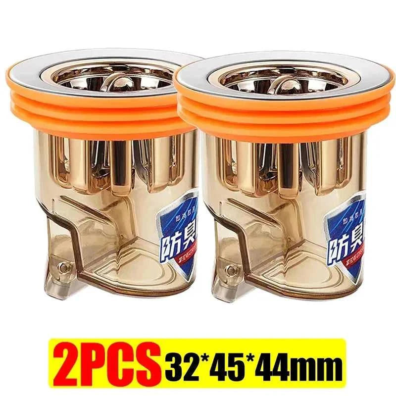 Bathroom Floor Drain Core Toilet Deodorant Anti-Odor Floor Drain Cover Hair Filter Gravity-Induction Sewer Shower Drain Strainer The jack market .AU The jack market .AU Home $ 48 14:202675806#2PCS